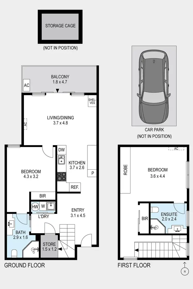 Floorplan of Homely apartment listing, 17/76 East Boundary Road, Bentleigh East VIC 3165