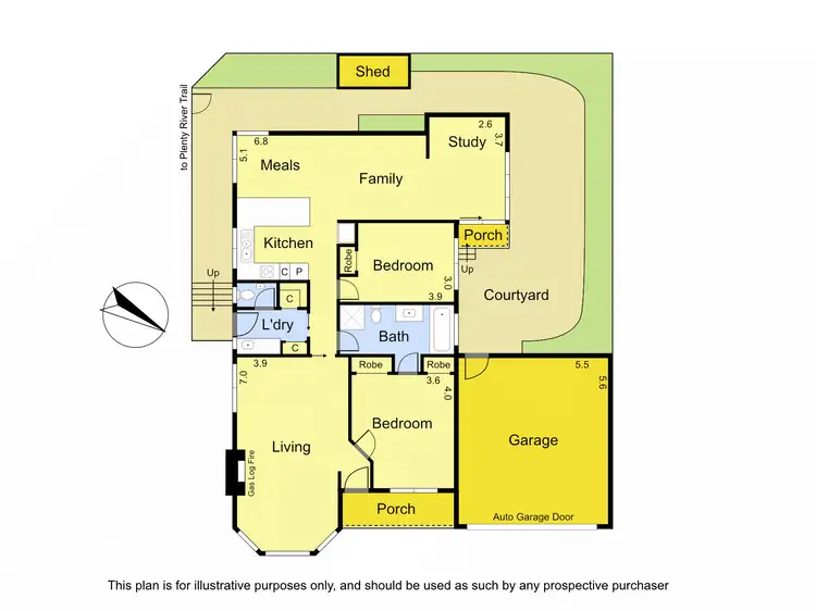 Floorplan of Homely unit listing, 8/14 Barongarook Court, Lower Plenty VIC 3093