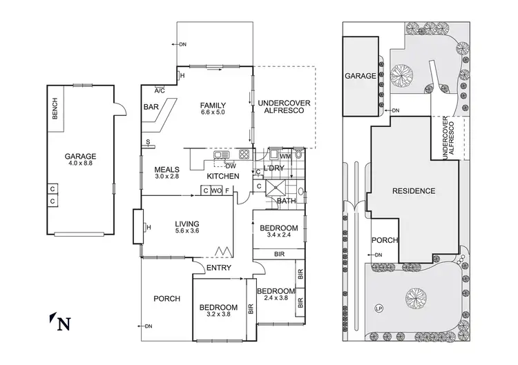 Floorplan of Homely house listing, 13 Karingal Crescent, Aspendale VIC 3195