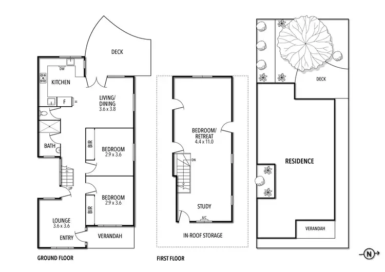 Floorplan of Homely house listing, 68 Swan Street, Footscray VIC 3011