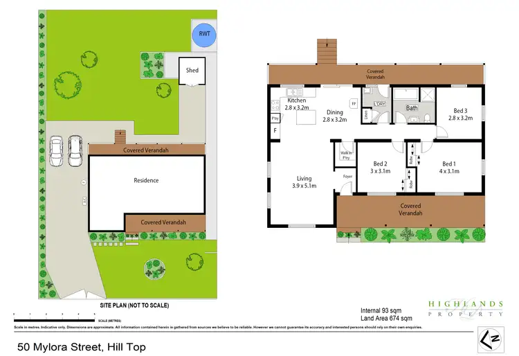 Floorplan of Homely house listing, 50 Mylora Street, Hill Top NSW 2575