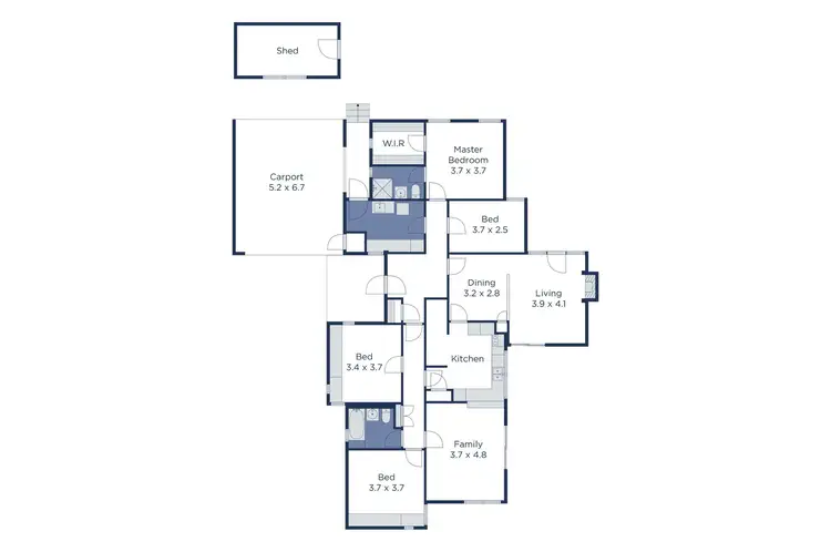 Floorplan of Homely house listing, 8 Eustace Street, Blackburn VIC 3130