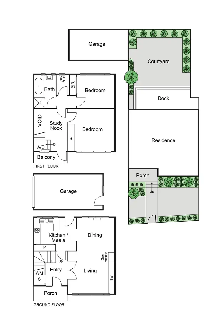 Floorplan of Homely unit listing, 2/1 Murrumbeena Road, Carnegie VIC 3163