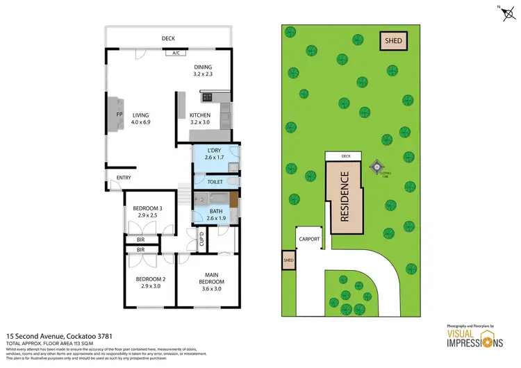 Floorplan of Homely house listing, 15 Second Avenue, Cockatoo VIC 3781