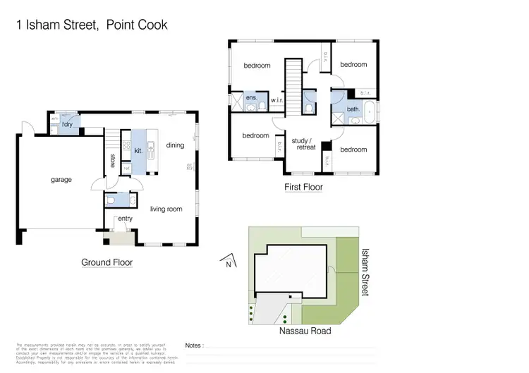 Floorplan of Homely house listing, 1 Isham Street, Point Cook VIC 3030
