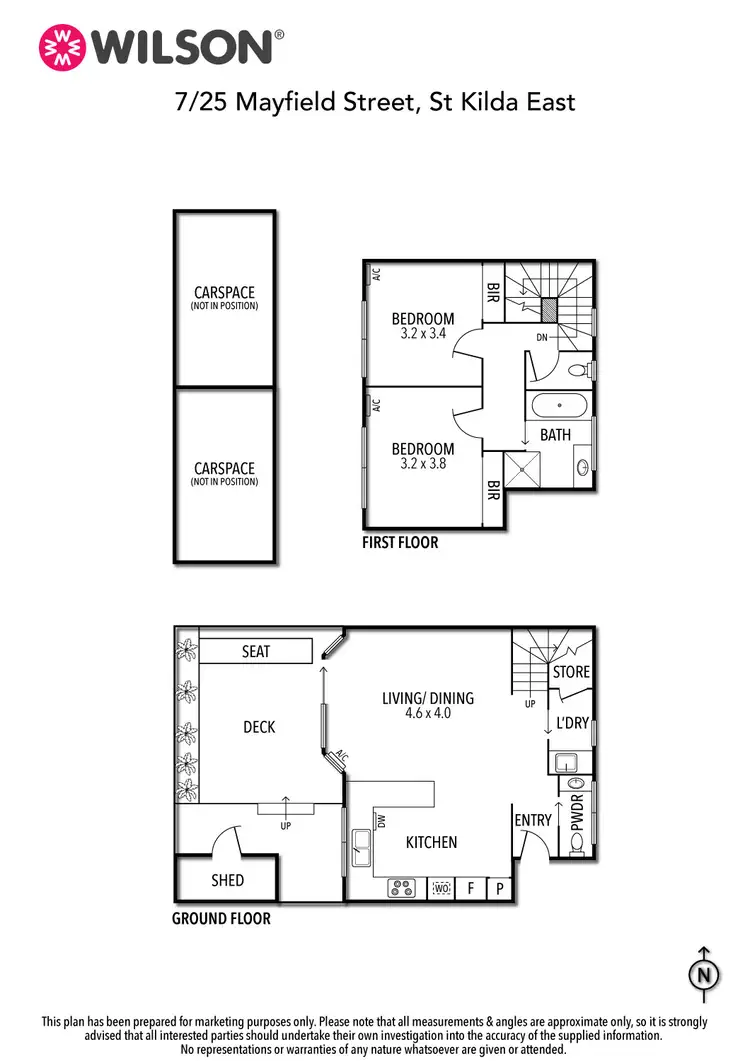 Floorplan of Homely unit listing, 7/25 Mayfield Street, St Kilda East VIC 3183