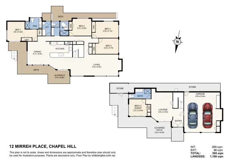 Floorplan of Homely house listing, 12 Mirreh Place, Chapel Hill QLD 4069