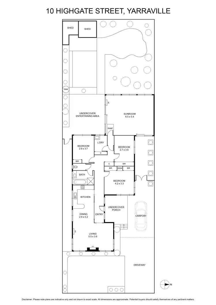 Floorplan of Homely house listing, 10 Highgate Street, Yarraville VIC 3013