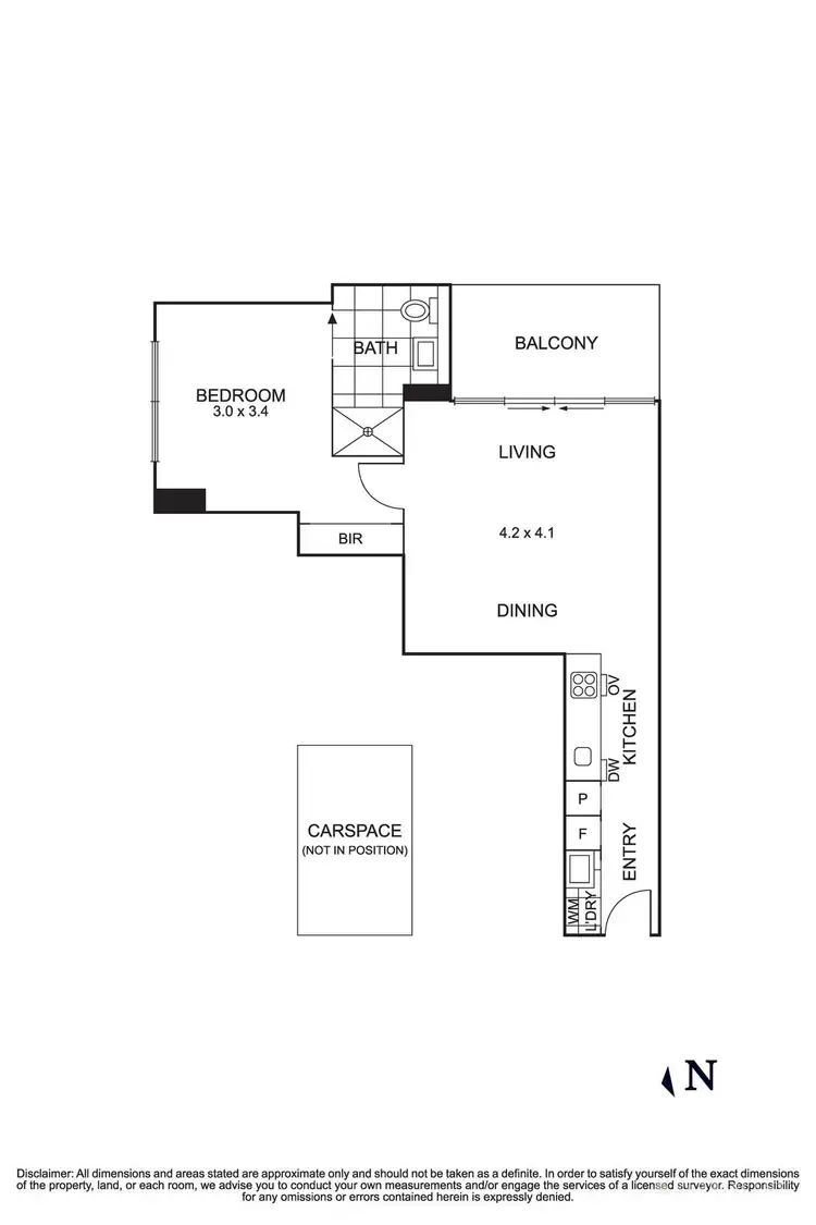 Floorplan of Homely apartment listing, 113/832 Doncaster Road, Doncaster VIC 3108
