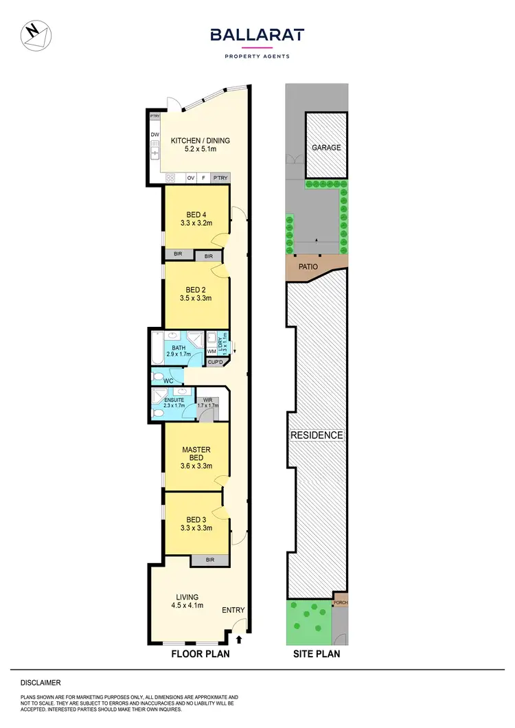 Floorplan of Homely unit listing, 2/216 Grant Street, Golden Point VIC 3350