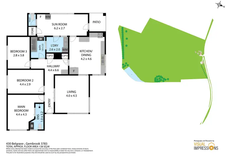 Floorplan of Homely house listing, 430 Belgrave Gembrook Road, Gembrook VIC 3783