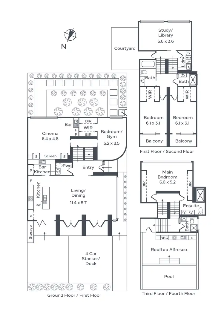 Floorplan of Homely house listing, 15 Lindsay Street, Brighton VIC 3186