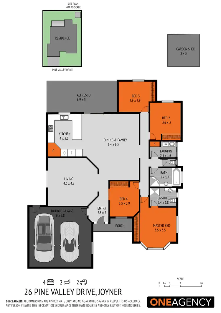 Floorplan of Homely house listing, 26 Pine Valley Drive, Joyner QLD 4500