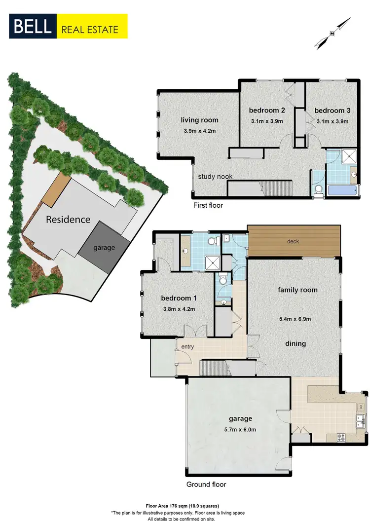 Floorplan of Homely house listing, 15 One Tree Lane, Montrose VIC 3765