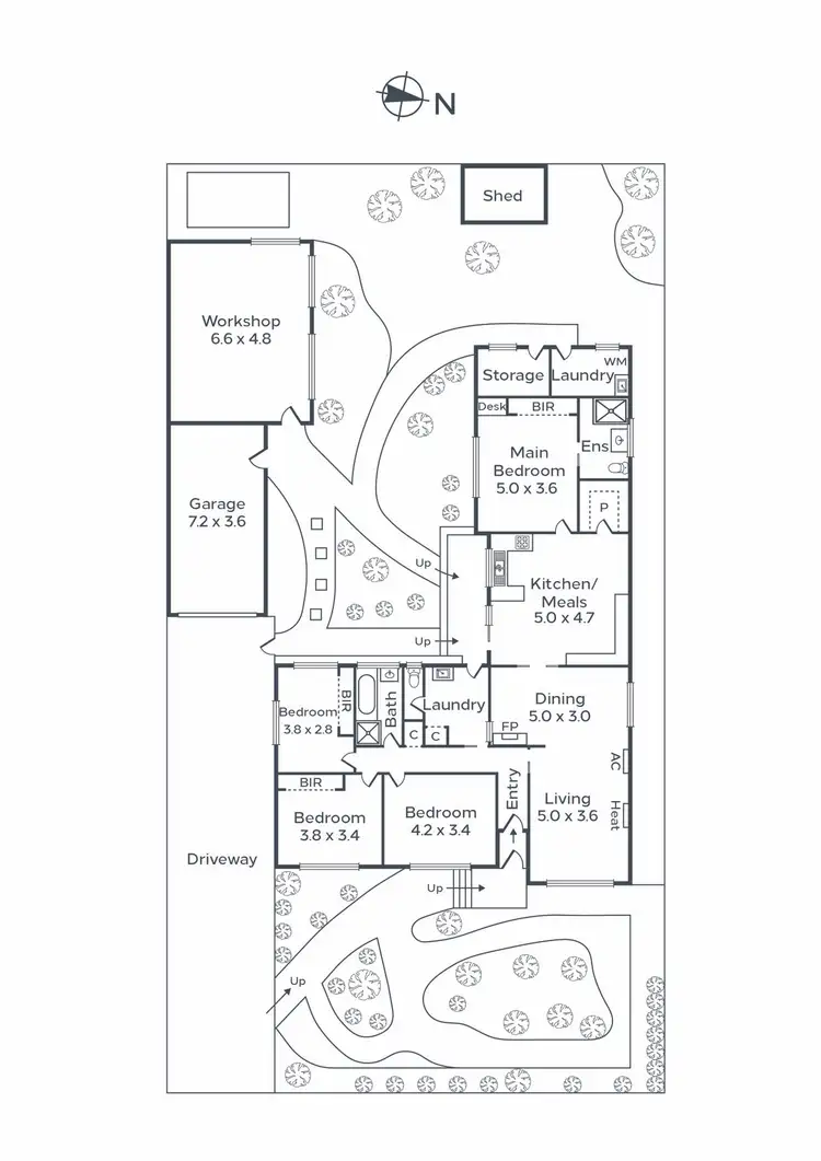 Floorplan of Homely house listing, 16 Jarma Road, Heathmont VIC 3135