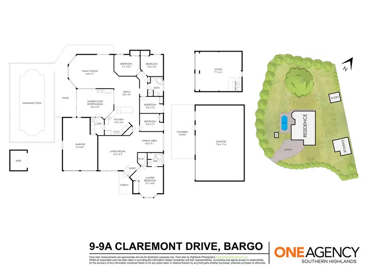 Floorplan of Homely house listing, 9-9A Claremont Drive, Bargo NSW 2574