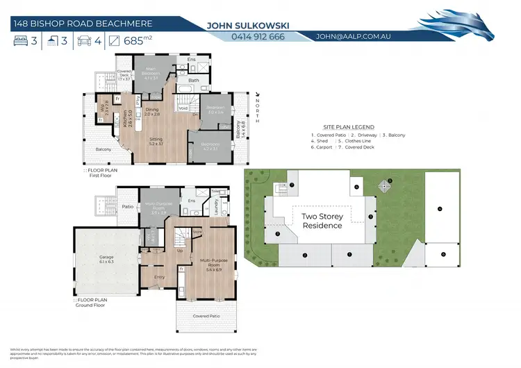 Floorplan of Homely house listing, 148 Bishop Road, Beachmere QLD 4510