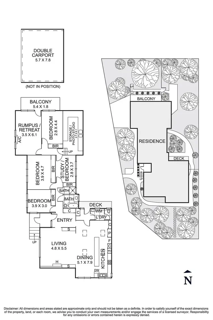 Floorplan of Homely house listing, 9 Clements Avenue, Donvale VIC 3111