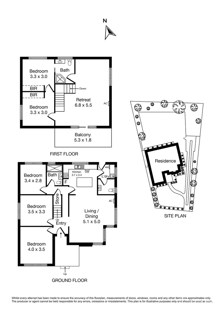 Floorplan of Homely house listing, 25 Kelmar Street, Cheltenham VIC 3192