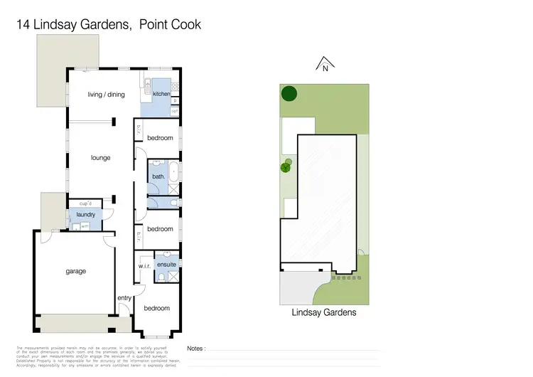 Floorplan of Homely house listing, 14 Lindsay Gardens, Point Cook VIC 3030