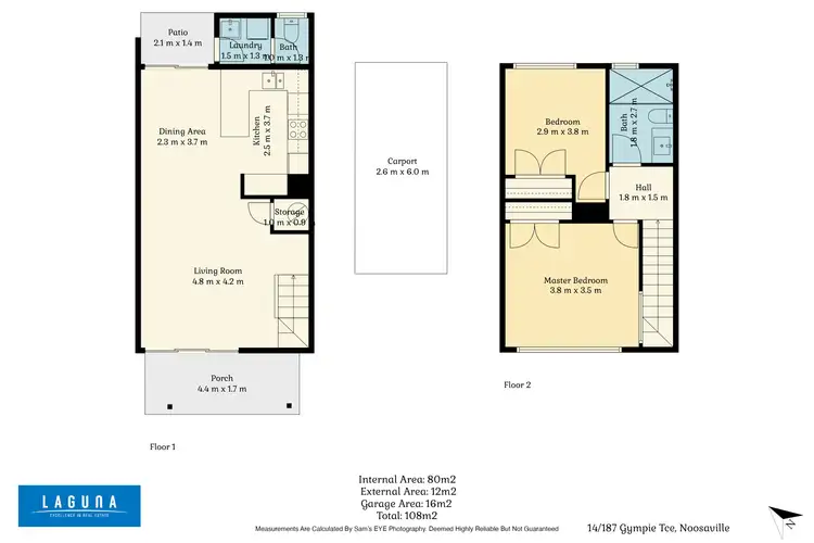 Floorplan of Homely unit listing, 14/185-187 Gympie Terrace, Noosaville QLD 4566