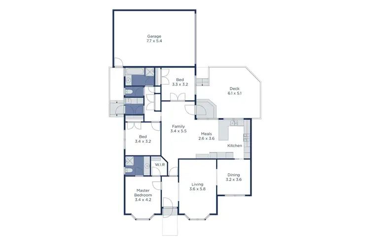 Floorplan of Homely unit listing, 1/14 Gardenia Street, Blackburn VIC 3130