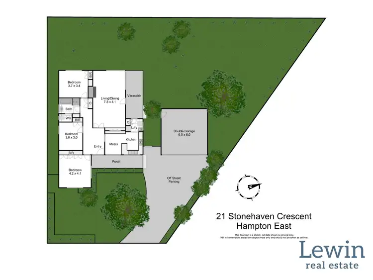 Floorplan of Homely house listing, 21 Stonehaven Crescent, Hampton East VIC 3188