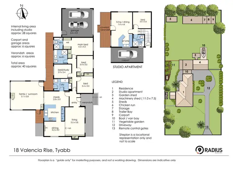 Floorplan of Homely rural property listing, 18 Valencia Rise, Tyabb VIC 3913