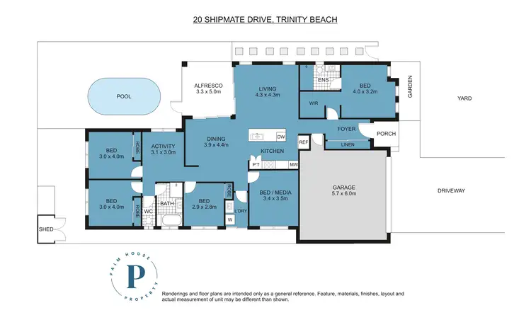Floorplan of Homely house listing, 20 Shipmate Drive, Trinity Beach QLD 4879