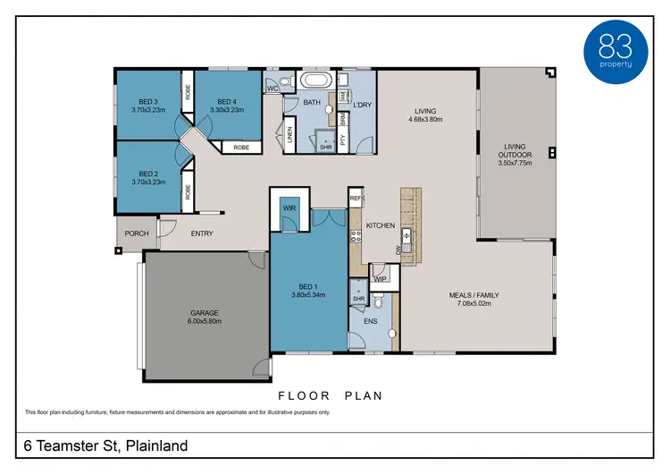 Floorplan of Homely house listing, 6 Teamster Street, Plainland QLD 4341