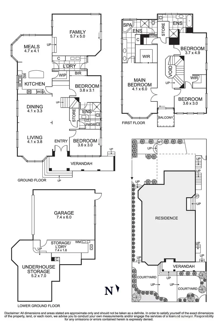 Floorplan of Homely house listing, 12 Tusanne Place, Doncaster East VIC 3109