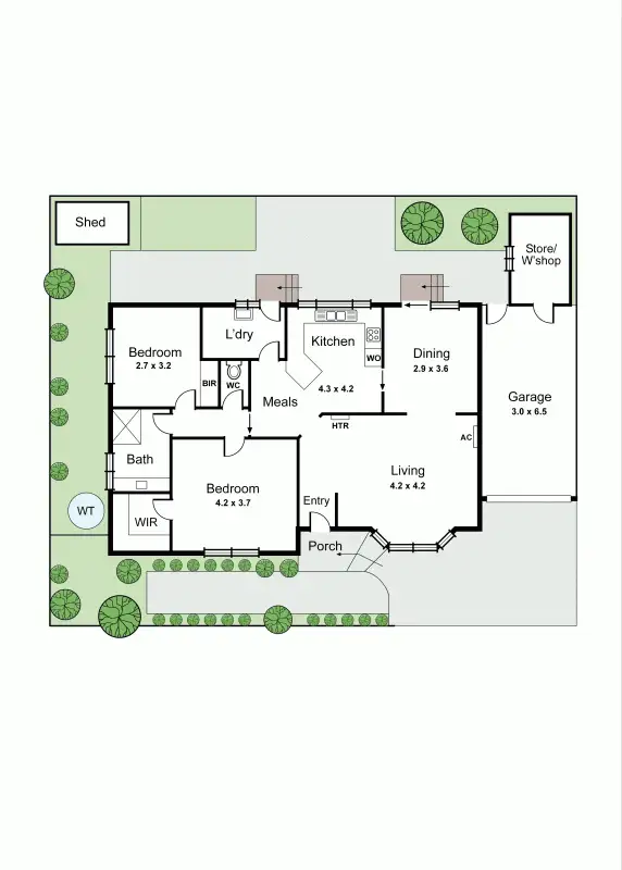 Floorplan of Homely unit listing, 2/50 Kangaroo Road, Murrumbeena VIC 3163