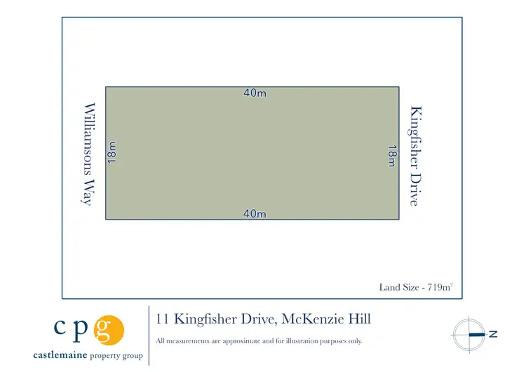 Floorplan of Homely land listing, 11 Kingfisher Drive, Mckenzie Hill VIC 3451