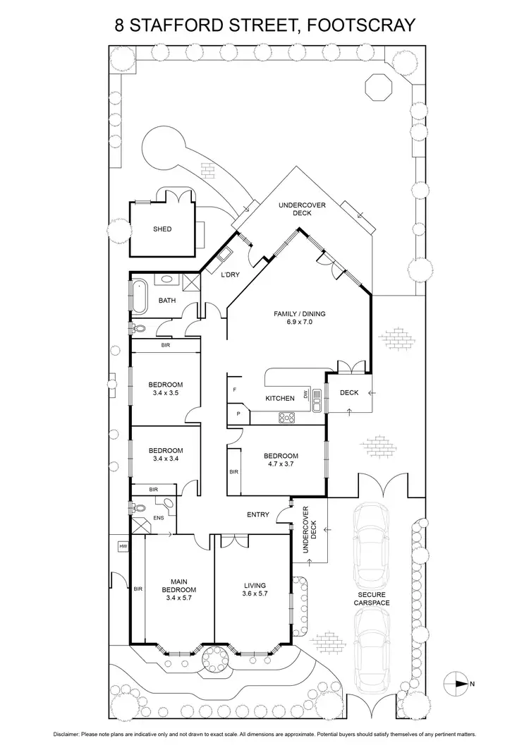 Floorplan of Homely house listing, 8 Stafford Street, Footscray VIC 3011