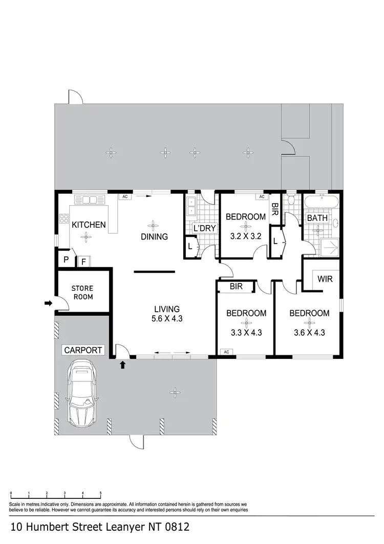 Floorplan of Homely house listing, 10 Humbert Street, Leanyer NT 812