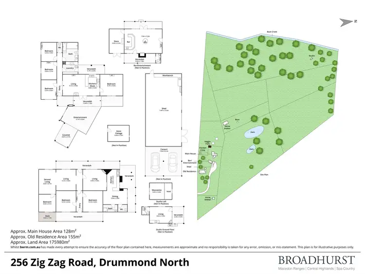 Floorplan of Homely house listing, 256 Zig Zag Road, Drummond North VIC 3446