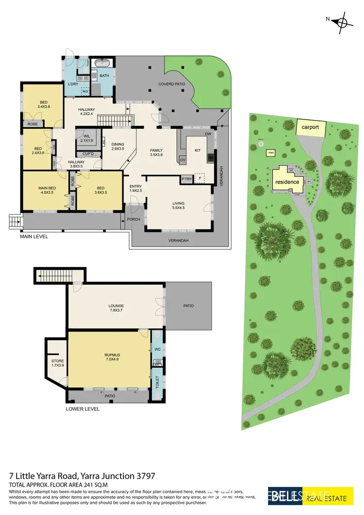 Floorplan of Homely house listing, 7 Little Yarra Road, Yarra Junction VIC 3797