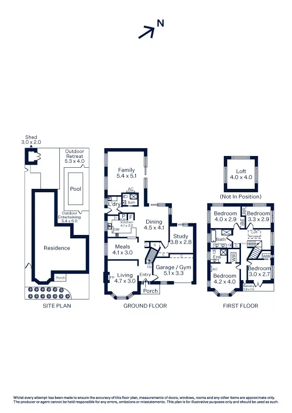 Floorplan of Homely house listing, 1 Gray Court, Williamstown VIC 3016