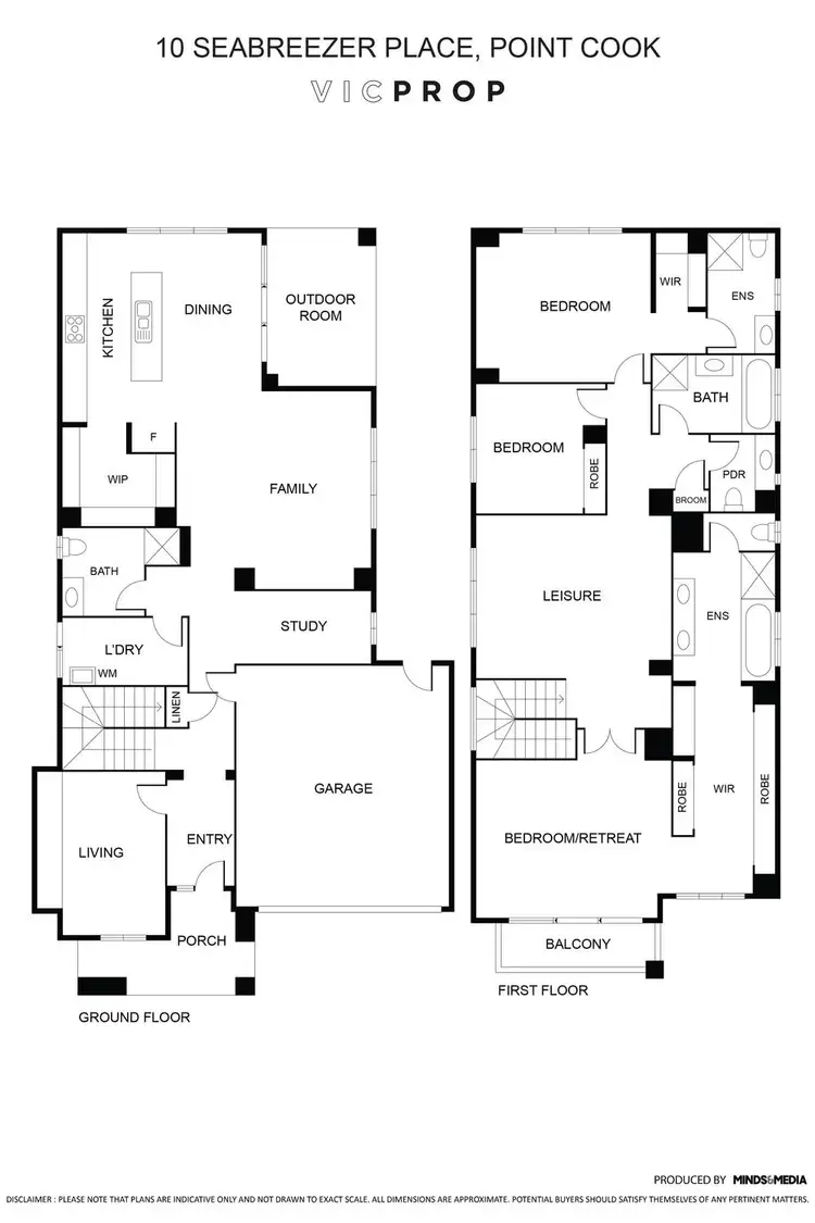 Floorplan of Homely house listing, 10 Seabreezer Place, Sanctuary Lakes VIC 3030
