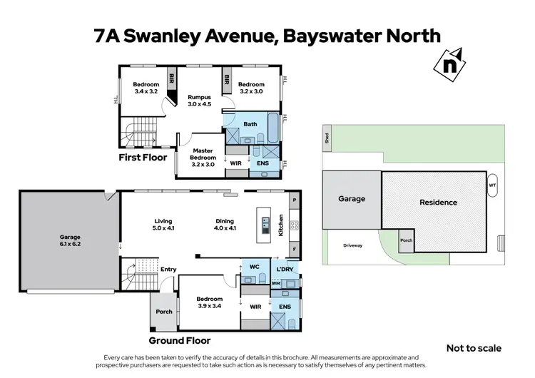 Floorplan of Homely townhouse listing, 7A Swanley Avenue, Bayswater North VIC 3153