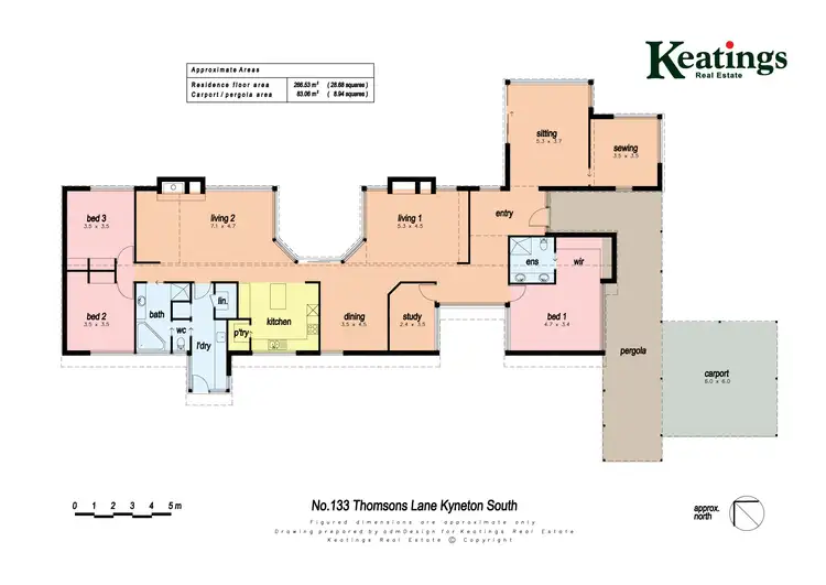 Floorplan of Homely house listing, 133 Thomsons Lane, Kyneton South VIC 3444