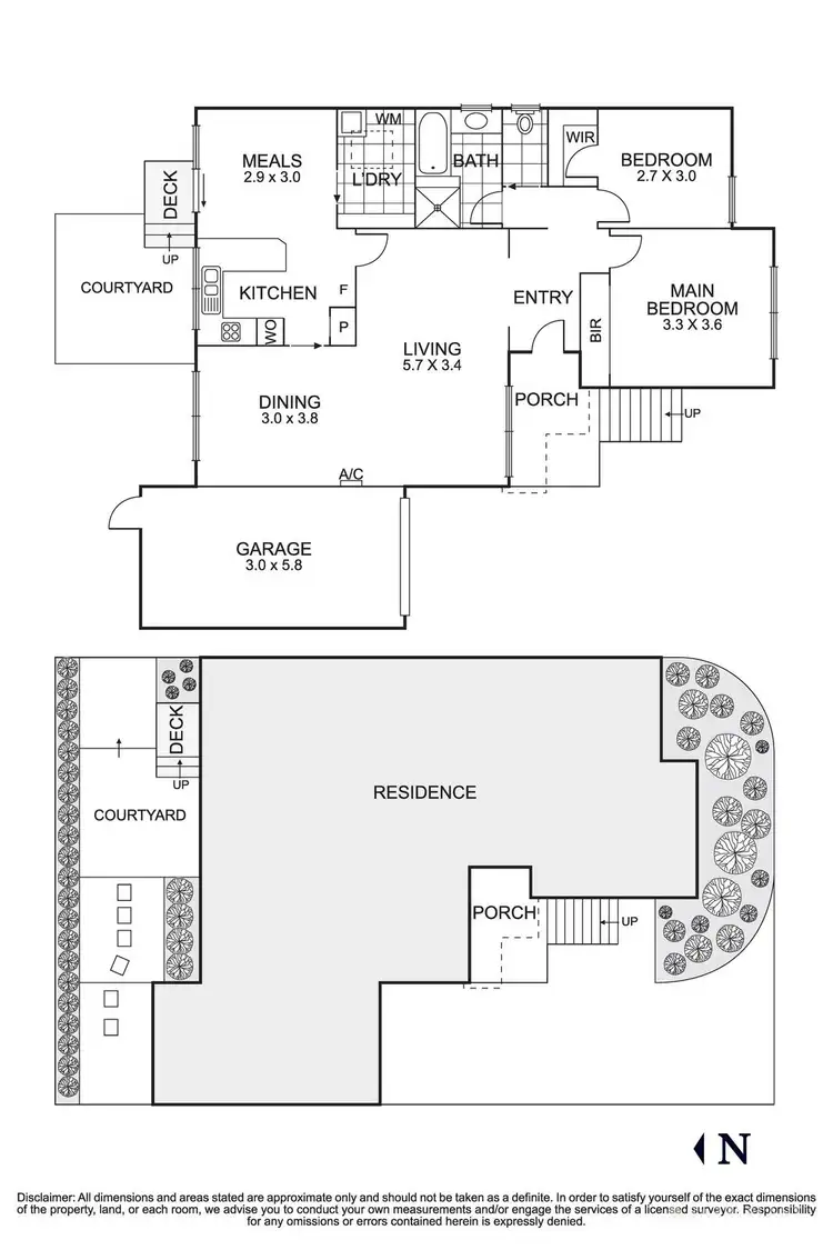 Floorplan of Homely unit listing, 2/6 Dublin Road, Ringwood East VIC 3135
