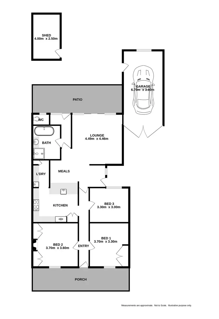 Floorplan of Homely house listing, 528 George Street, Albury NSW 2640