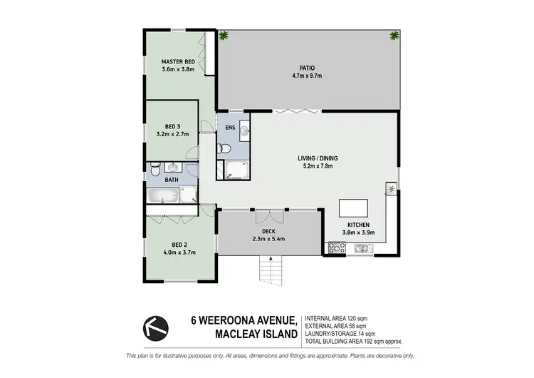 Floorplan of Homely house listing, 6 Weeroona Avenue, Macleay Island QLD 4184