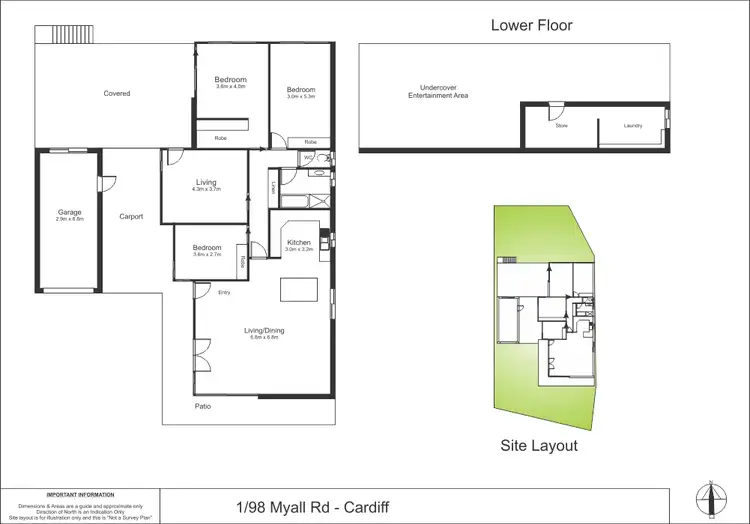 Floorplan of Homely house listing, 98 Myall Road, Cardiff NSW 2285