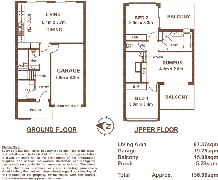 Floorplan of Homely house listing, 3/14 Kenneth Street, Findon SA 5023