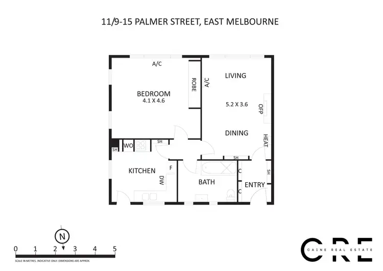 Floorplan of Homely apartment listing, 11/9-15 Palmer Street, East Melbourne VIC 3002