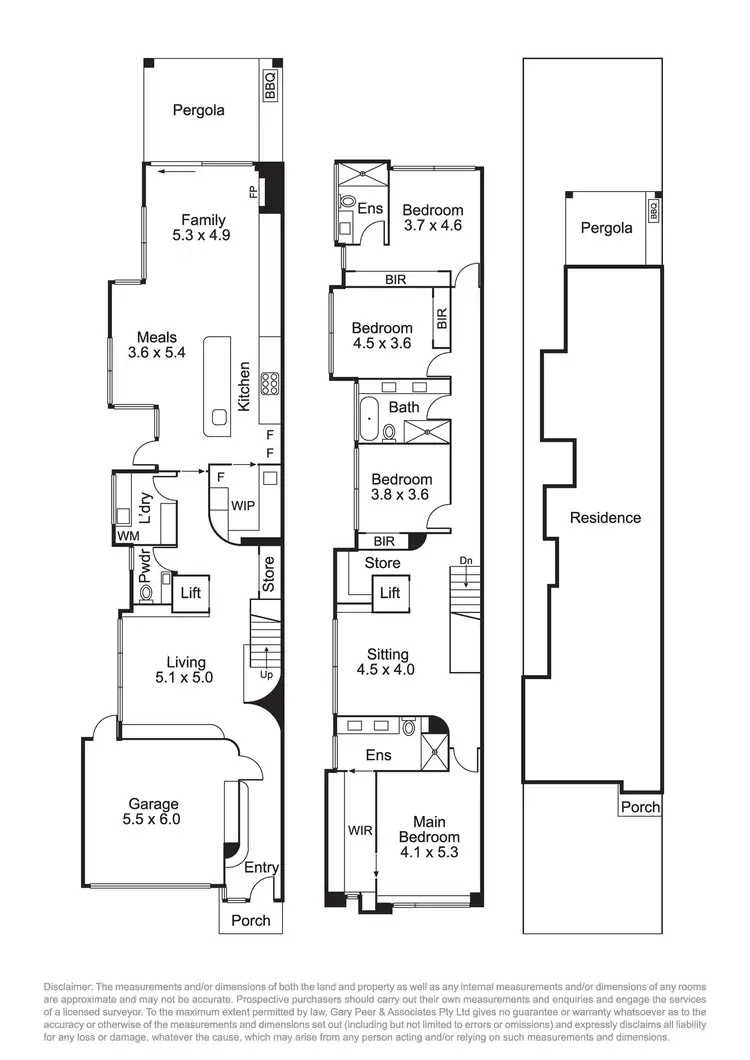 Floorplan of Homely townhouse listing, 4A Anderson Street, Caulfield VIC 3162