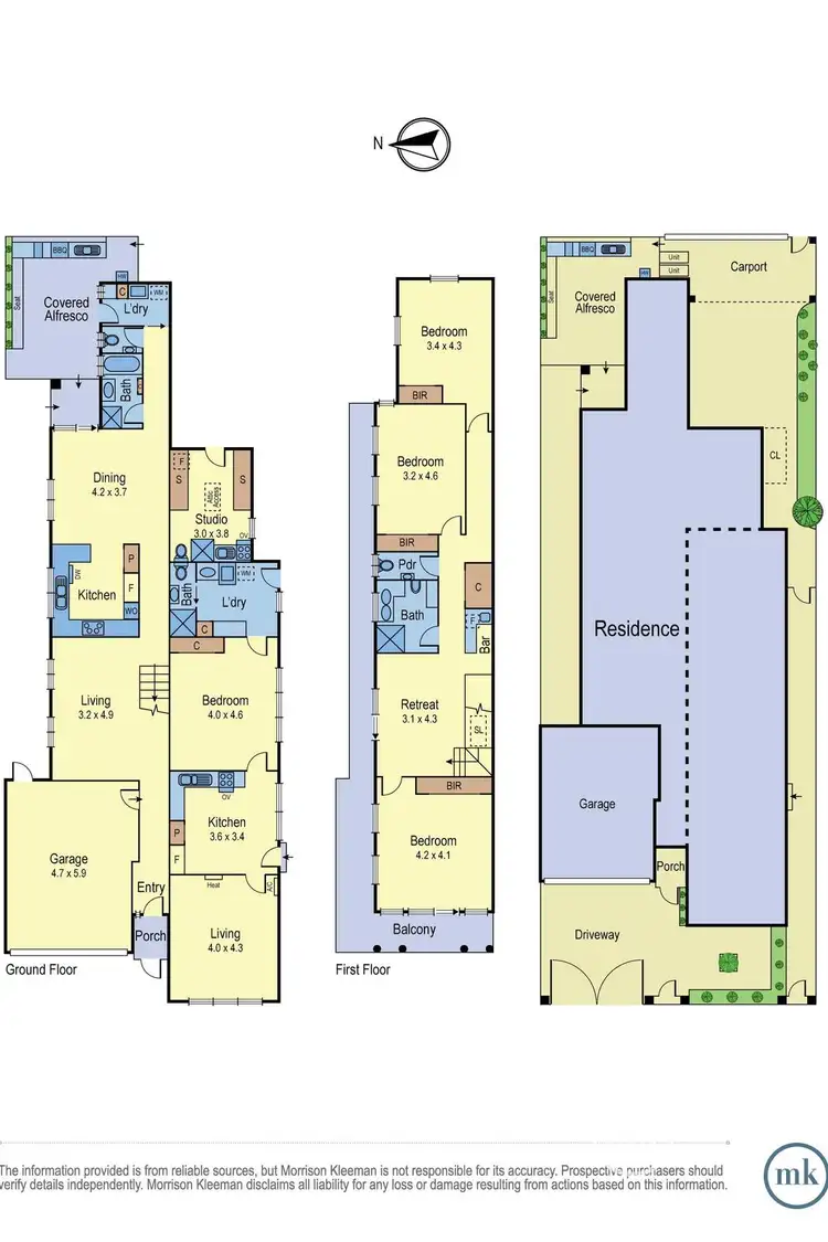 Floorplan of Homely house listing, 11 Lanark Street, Brunswick East VIC 3057