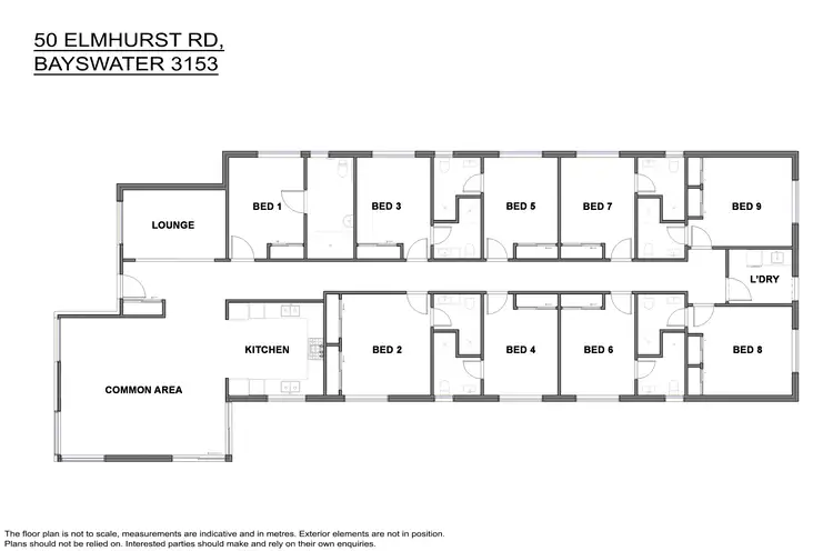 Floorplan of Homely house listing, 50 Elmhurst Road, Bayswater North VIC 3153